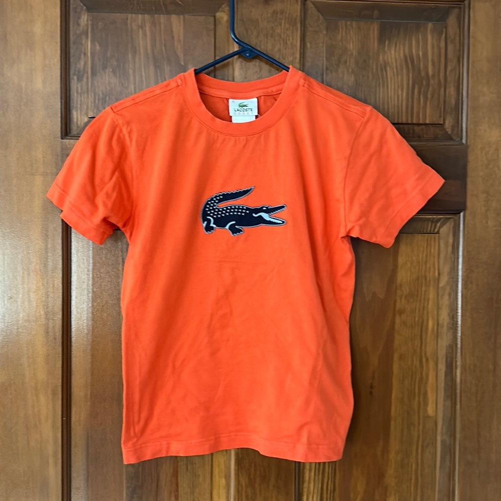 Orange Lacoste T-shirt